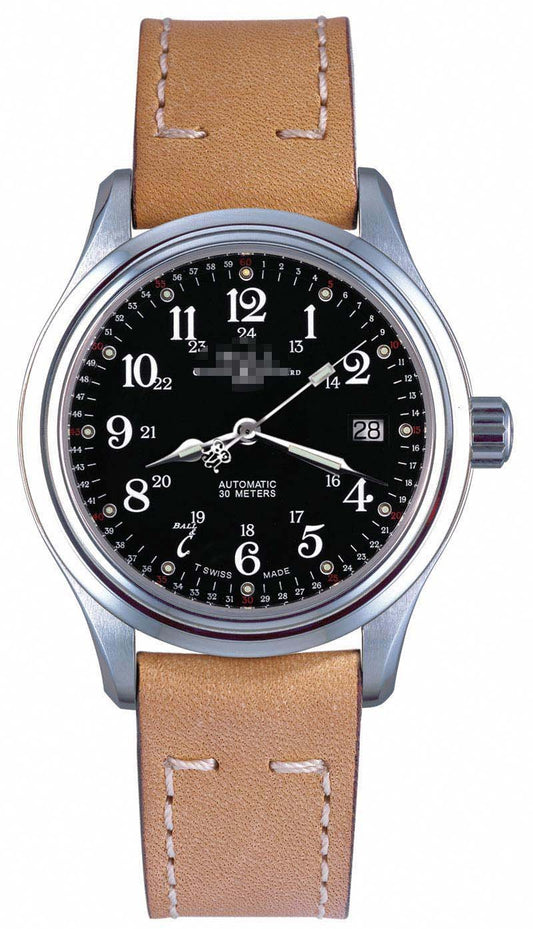 Custom Leather Watch Straps NM1038D-L1-BK