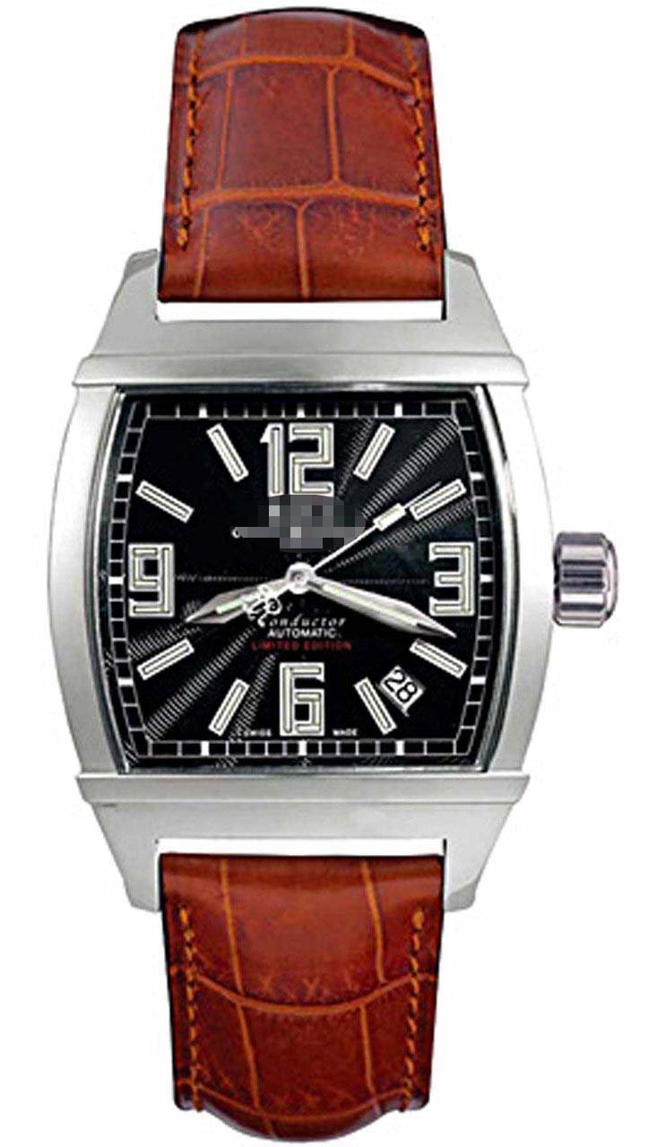 Custom Leather Watch Straps NM1068D-LA-BK