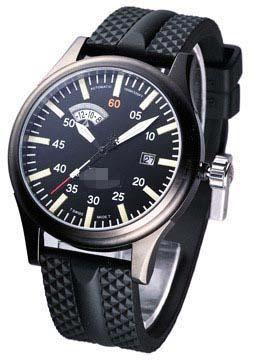 Customization Rubber Watch Bands NM1092C-P1B-BK