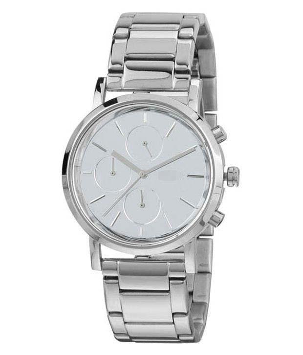 Custom Silver Watch Face NY8860