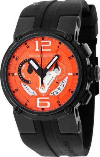 Custom Orange Watch Dial