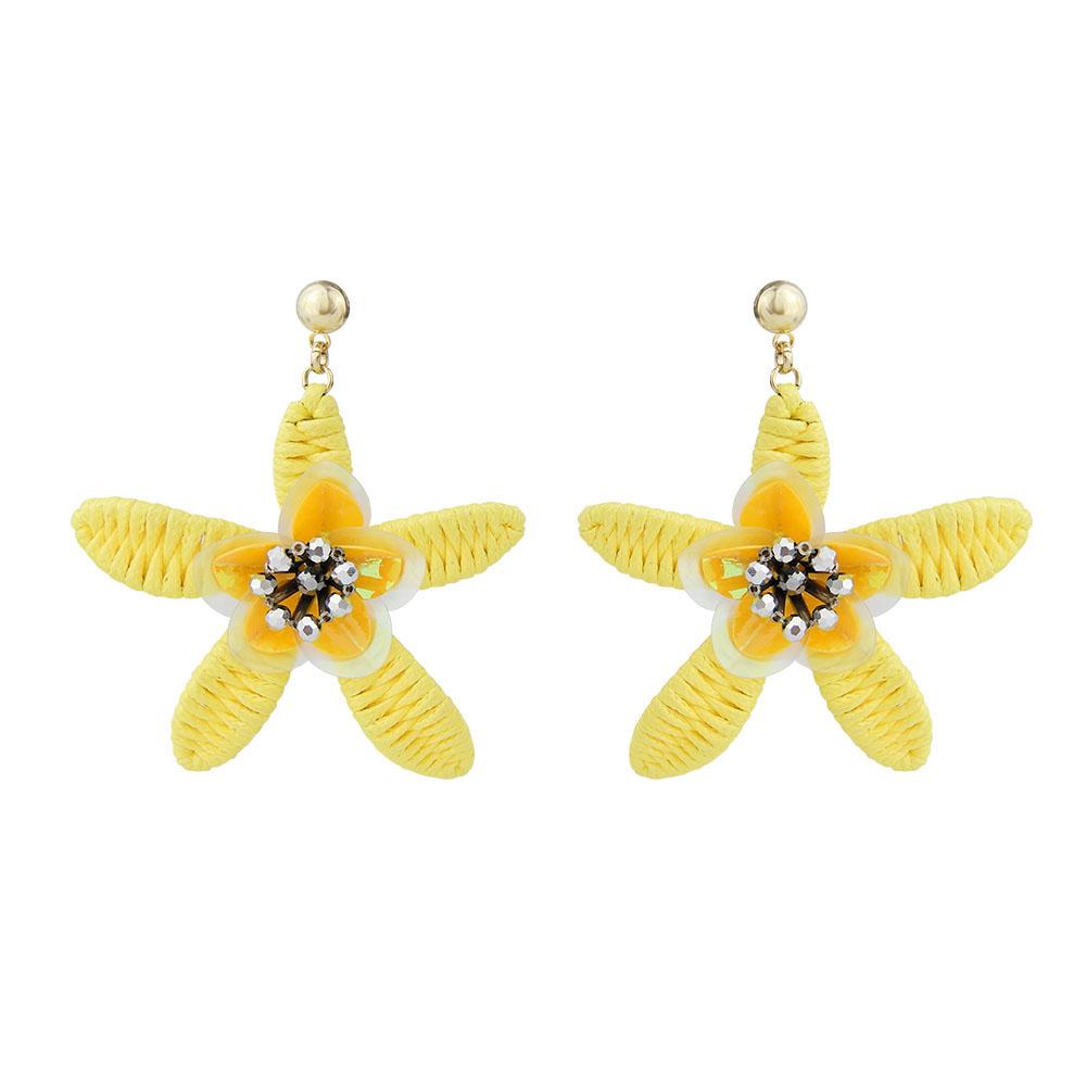 Custom Tropical Statement Earrings