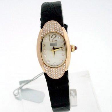 Wholesale Ladies 25mm x 27mm 18k Yellow Gold with Diamonds Watches 