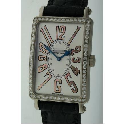 Customized Beautiful Expensive Ladies 18k White Gold Manual Wind Watches M25 18 03.62D