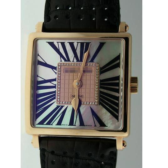 Customized International Elegance Men's 18k Yellow Gold Automatic Watches G44