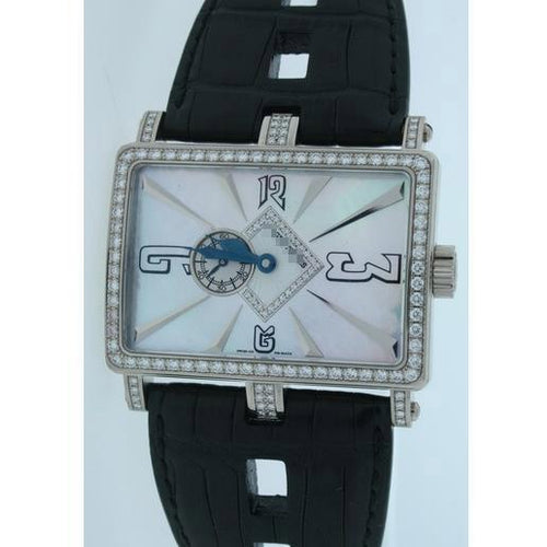 Customized Fashion Expensive Men's 18k White Gold Manual Wind Watches Limited