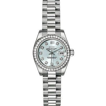 Custom Wholesale Automatic Ladies Platinum Watches 179136