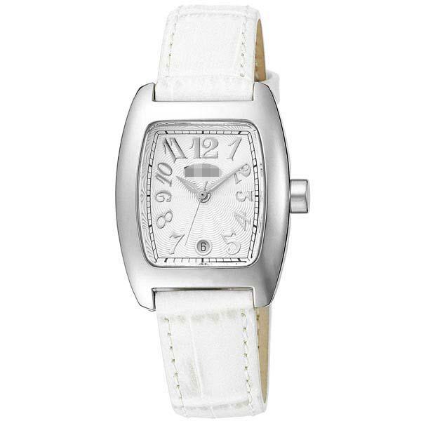 Customization Leather Watch Bands S922-SLV-WHT