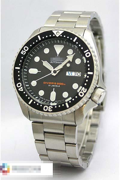 Custom Black Watch Dial SKX007J4