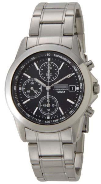 Custom Black Watch Dial SND309P1