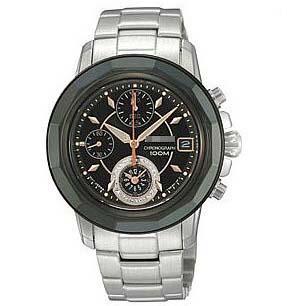 Custom Black Watch Dial SNDY73P1