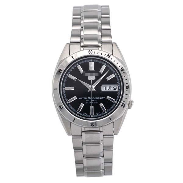 Custom Black Watch Dial SNKF49K1