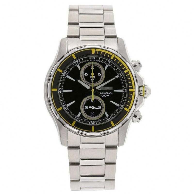 Custom Black Watch Dial SNN245P1
