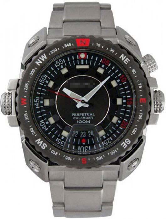 Custom Black Watch Dial SNQ039P1