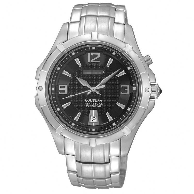 Custom Black Watch Dial SNQ123P1