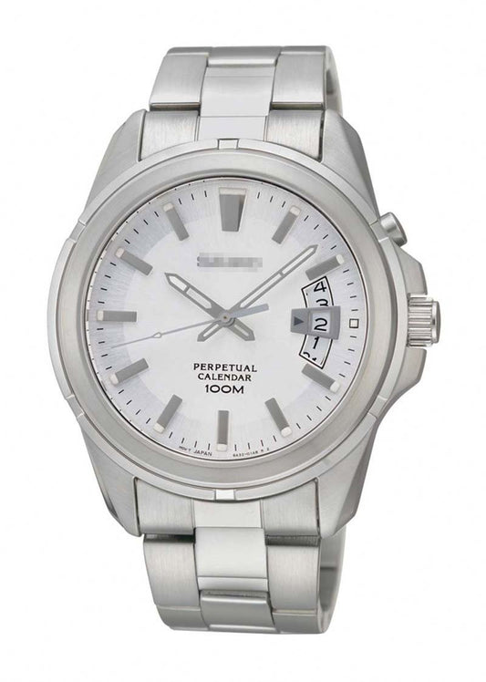 Custom Silver Watch Dial SNQ129P1