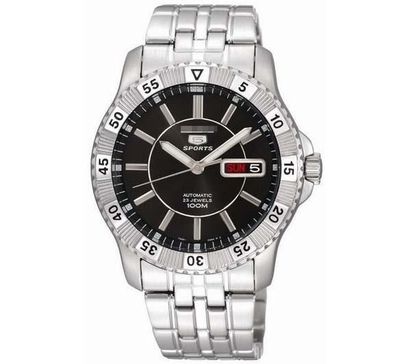 Custom Black Watch Dial SNZJ23K1