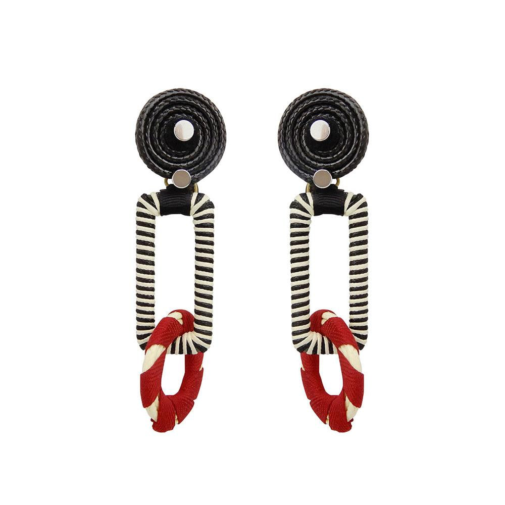 Wholesale Chic Statement Handmade Earrings Geometric Figure Custom Bijoux