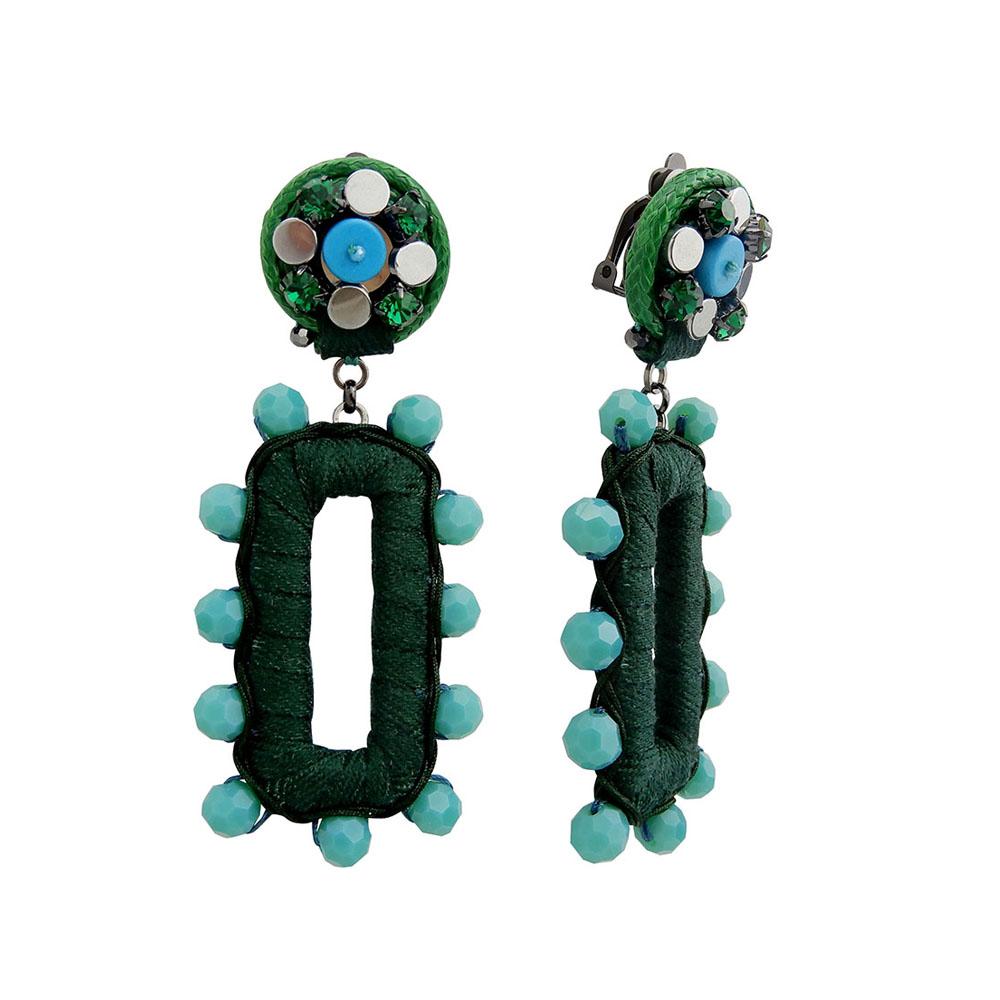 Custom Handmade Bijoux Silver Earrings