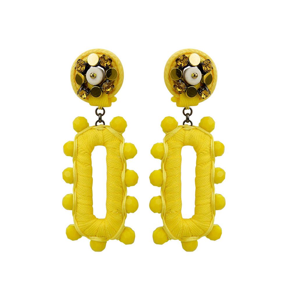 Wholesale Guanajuato Statement Handmade Earrings Grosgrain Ribbon Custom Bijoux