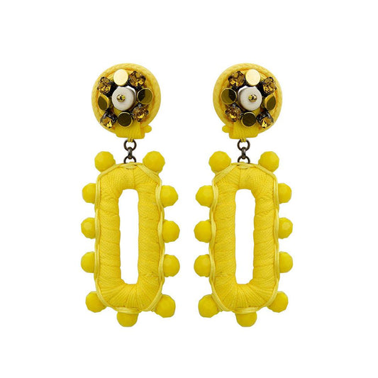 Wholesale Guanajuato Statement Handmade Earrings Grosgrain Ribbon Custom Bijoux