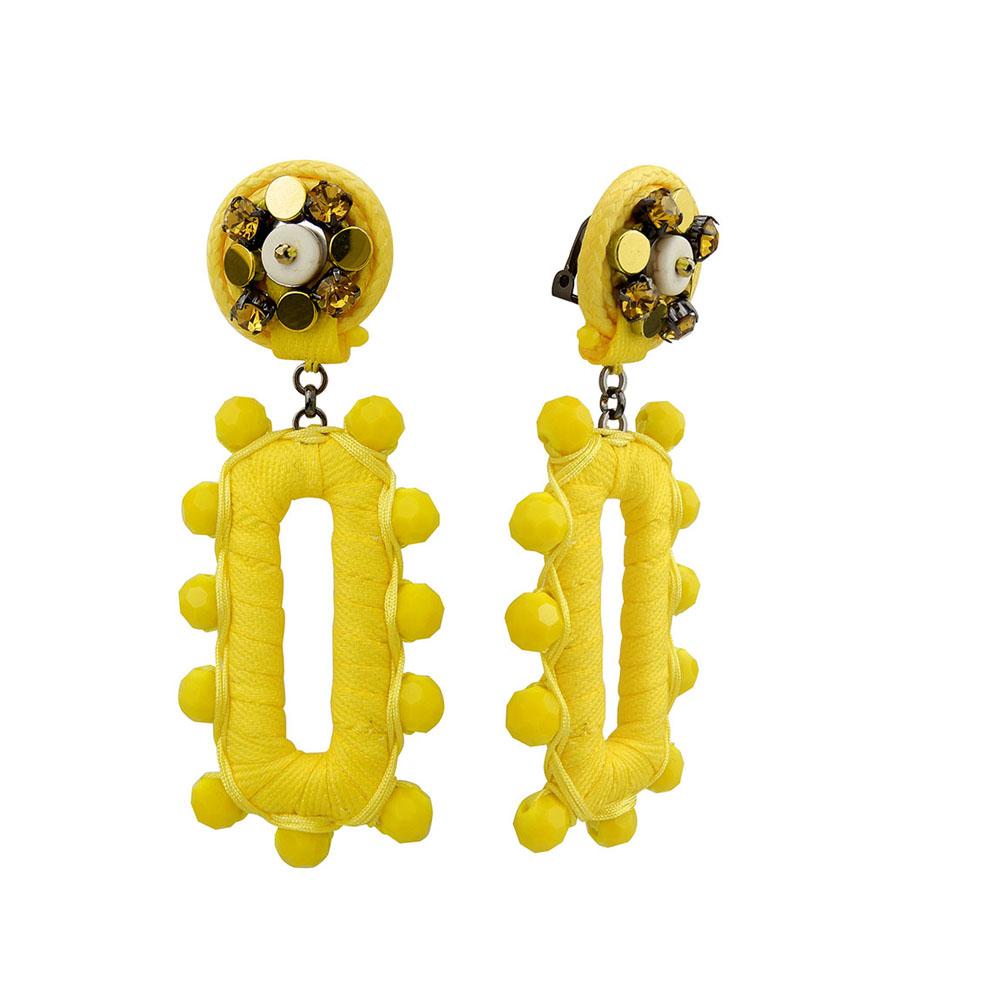 Custom Guanajuato Statement Handmade Earrings Grosgrain Ribbon