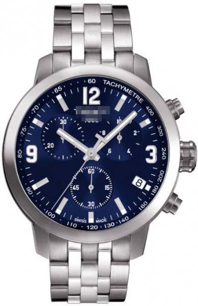Custom Blue Watch Face T055.417.11.047.00
