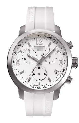 Customize White Watch Face T055.417.17.017.00