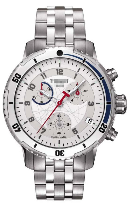 Custom Silver Watch Face T067.417.11.017.00