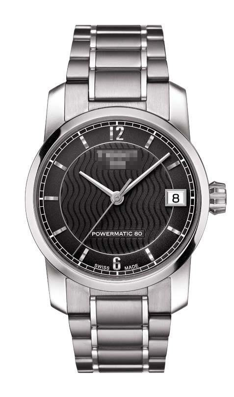 Custom Black Watch Face T087.207.44.057.00