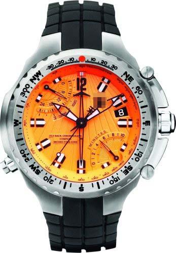Custom Orange Watch Dial