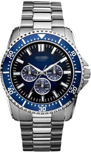 Customised Blue Watch Dial U12618G2