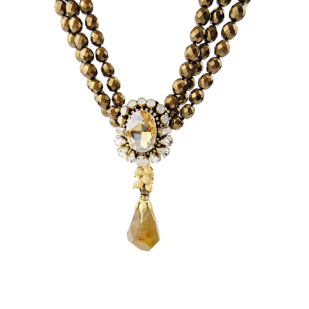 Custom Luxury Multi Layered Pendant Handmade Roaring 20s Necklace