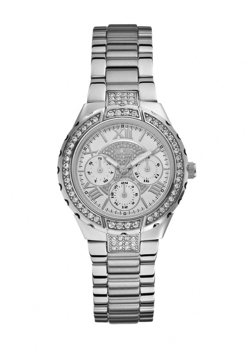 Customised Silver Watch Dial W0111L1