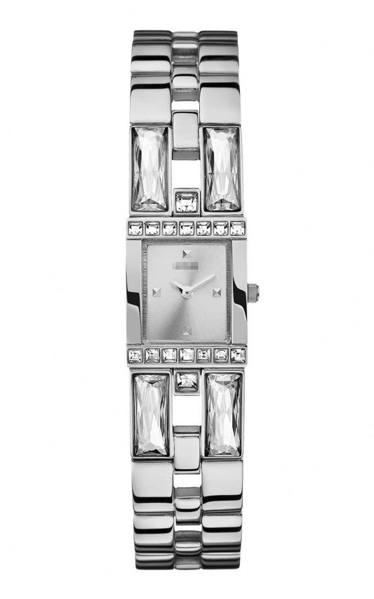 Custom Silver Watch Face W10268L1