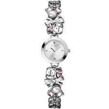 Custom Silver Watch Face W11155L1