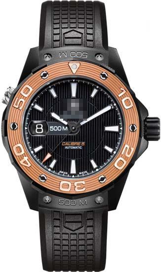 Custom Black Watch Dial WAJ2182.FT6015