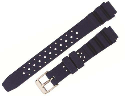 Customize Rubber Watch Bands ZC-14RUH-BLUE