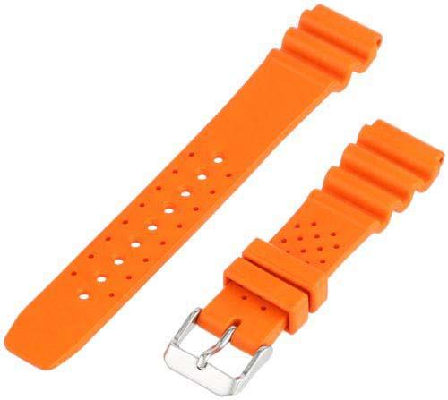 Wholesale Rubber Watch Bands ZC-20RUH-ORANGE