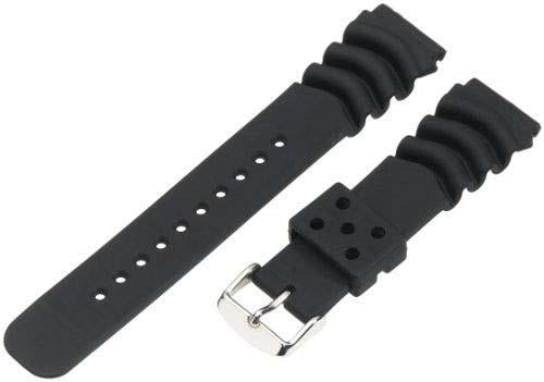 Customize Polyurethane Watch Bands ZC-22BAS-BLACK